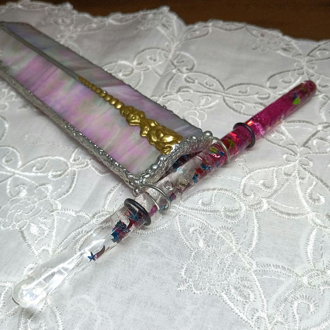 ＊「ペット、喫煙者無し」　万華鏡ステンドグラス　ガラス製カレイドスコープ