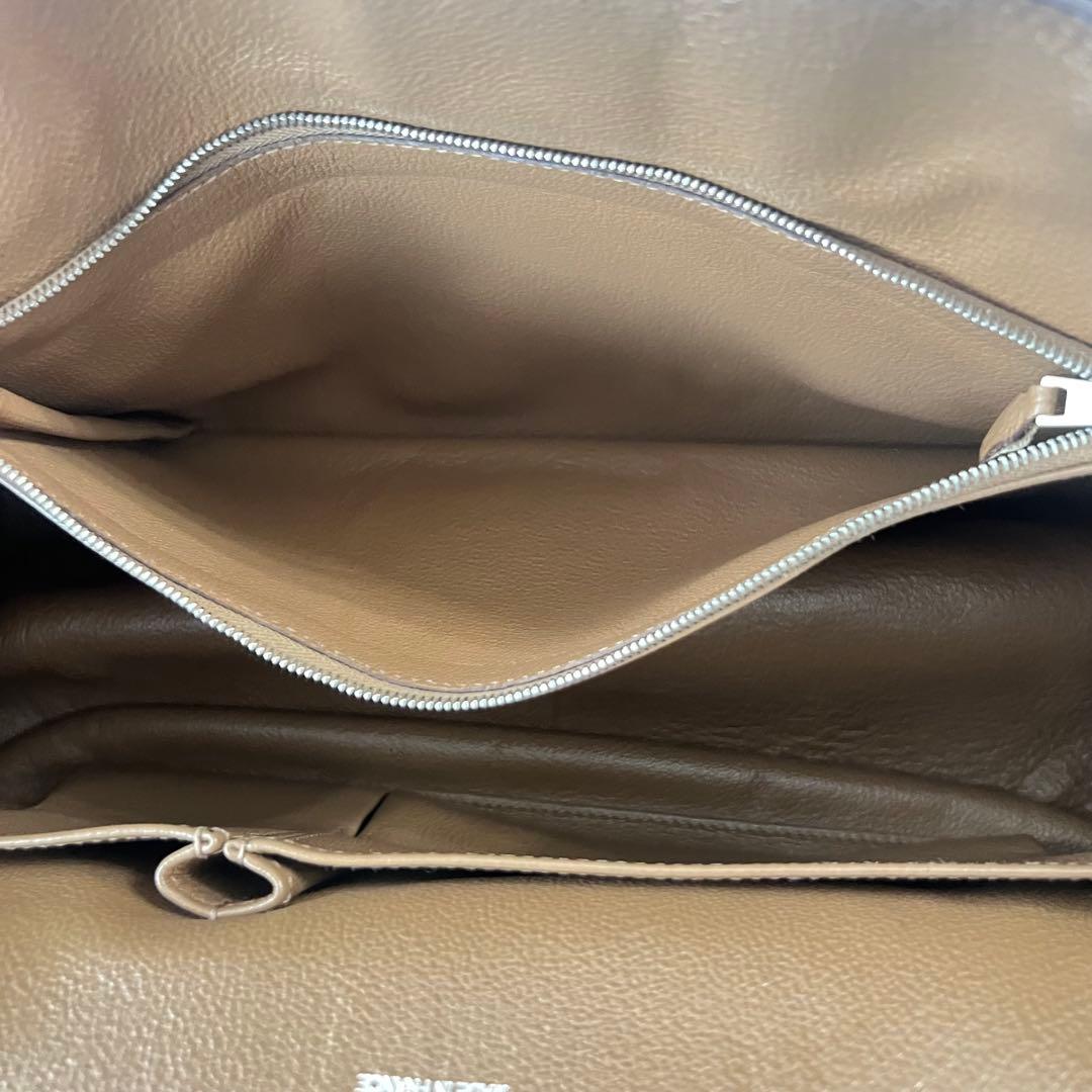 【スカーフ・カデナ付】HERMES ショルダーバッグ　ジプシエール　ブラウン