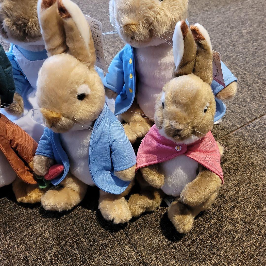 ピーターラビットぬいぐるみ５体セット