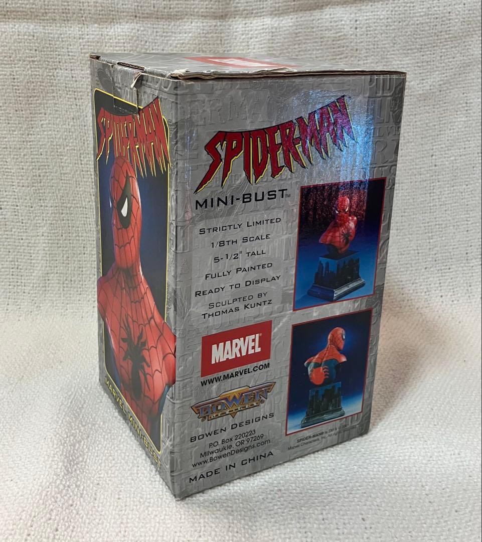 スパイダーマン「 ボウエン スパイダーマン ミニバストフィギュア 」新品