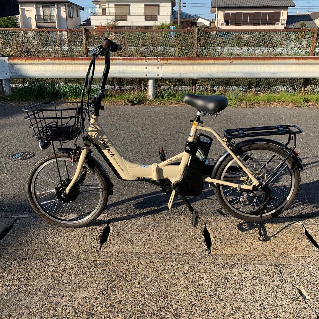 [729]PELTECH ペルテック 電動折り畳み自転車 TDN-212L 美品