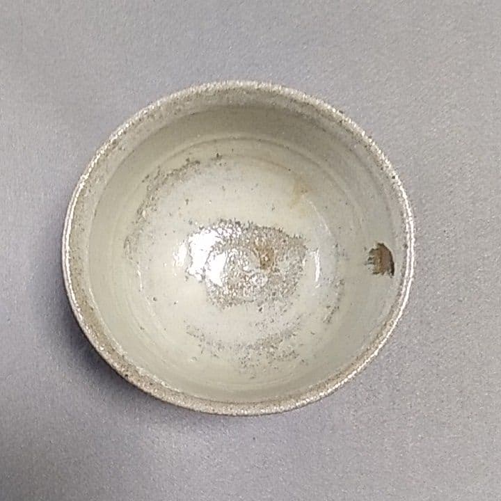 西岡良弘　氏作　朝鮮唐津茶碗　合わせ箱付き　唐津茶碗　茶道具　西岡小十　氏の長男