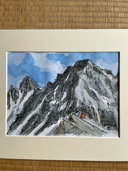 田立泰彦　穂高連峰　奥穂高岳