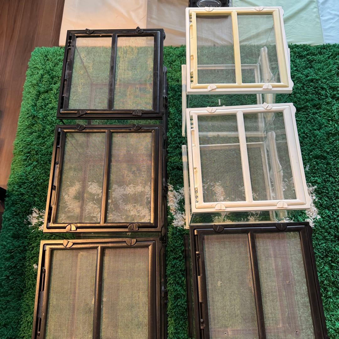 爬虫類飼育ケージ GEX 3030 テラリウム　7個セット