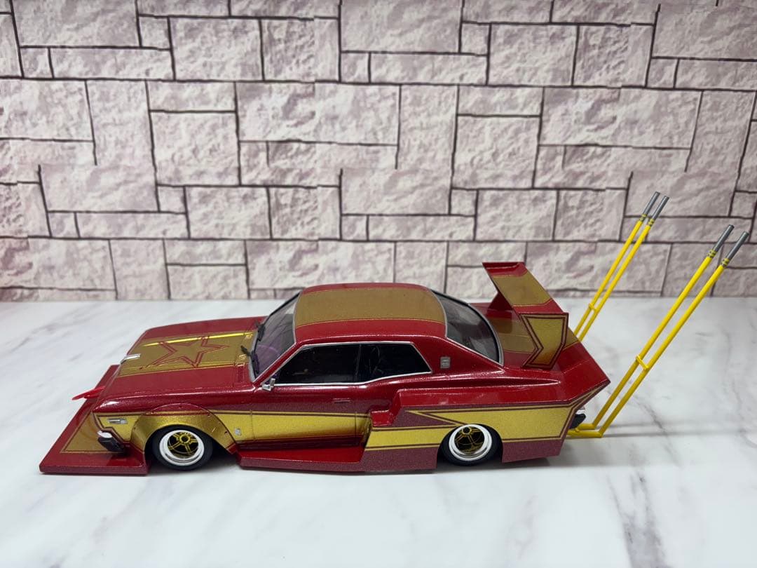 アオシマ　330グロリア　完成品 1/24 街道レーサー