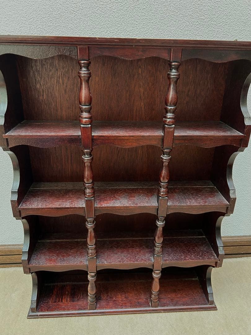 レトロ　木製 飾り棚　カップボード ビンテージ　飾り棚 家具 オープンシェルフ