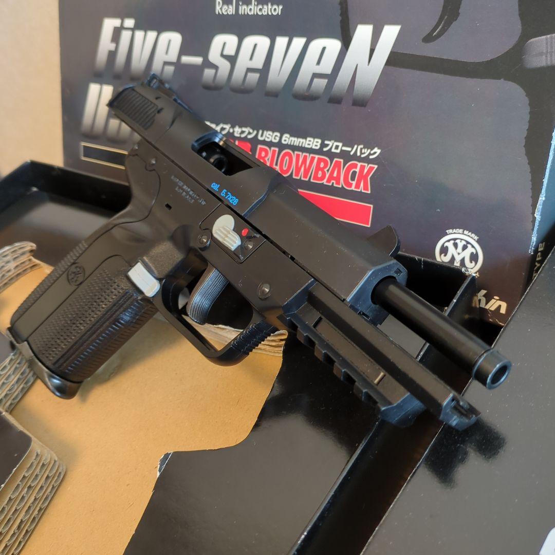 美品マルシンFive-seveNファイブ.セブンUSGガスブローバックガスガン