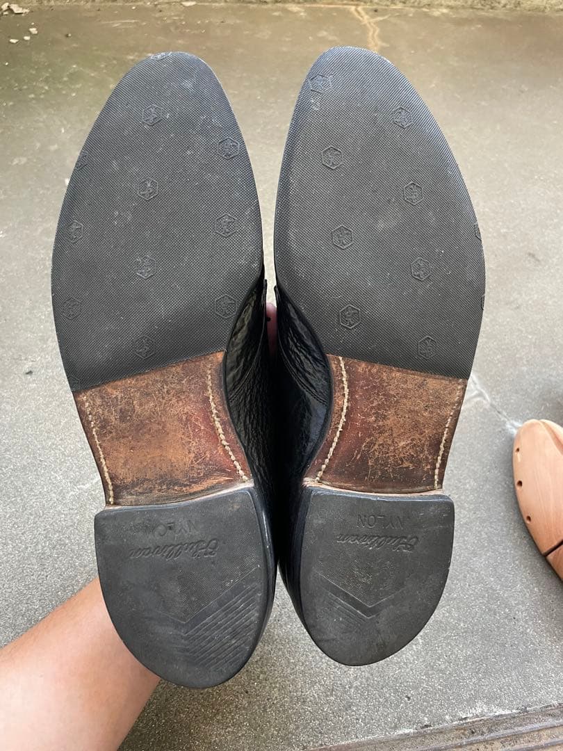 allen edmonds 60s texan シャークスキン　Vチップ