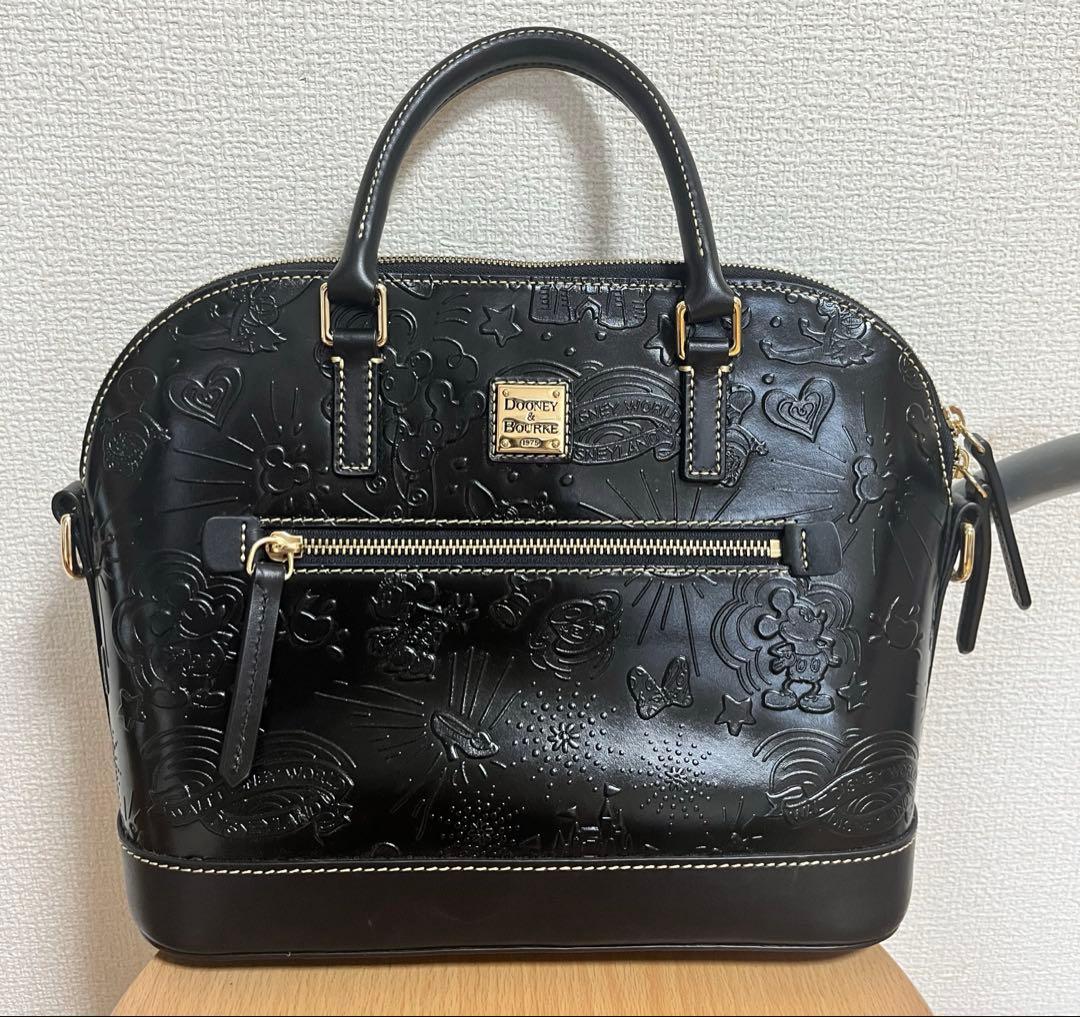 ドゥーニー&バーク　ディズニー コラボ　ハンドバッグ　ミッキー 美品　ショルダー