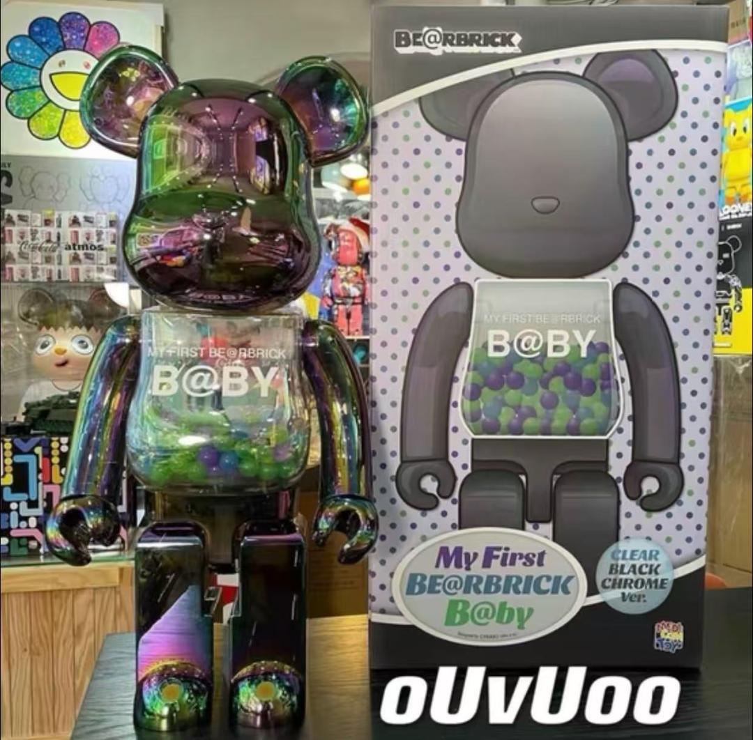 My First BE@RBRICK Baby 1000%クリアブラッククローム