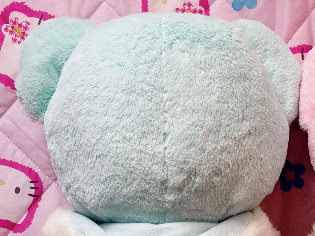 パフポフ　ケープ付きぬいぐるみ　巨大　BIG　ふわふわ　限定　キキララ　くま