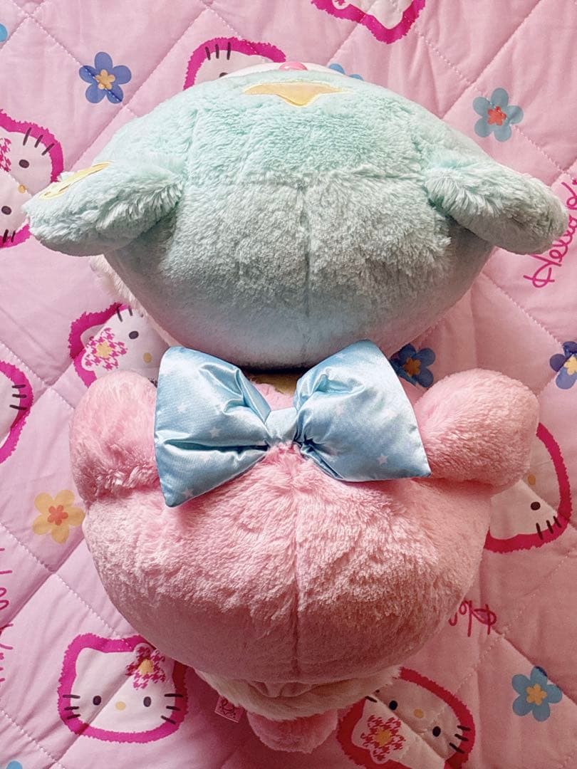 パフポフ　ケープ付きぬいぐるみ　巨大　BIG　ふわふわ　限定　キキララ　くま