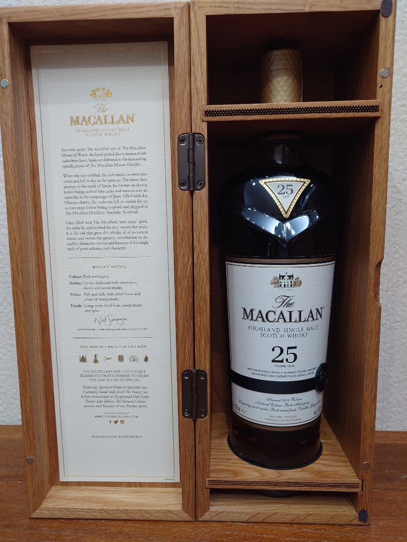 The Macallan 25 Years ザ・マッカラン25年　2018