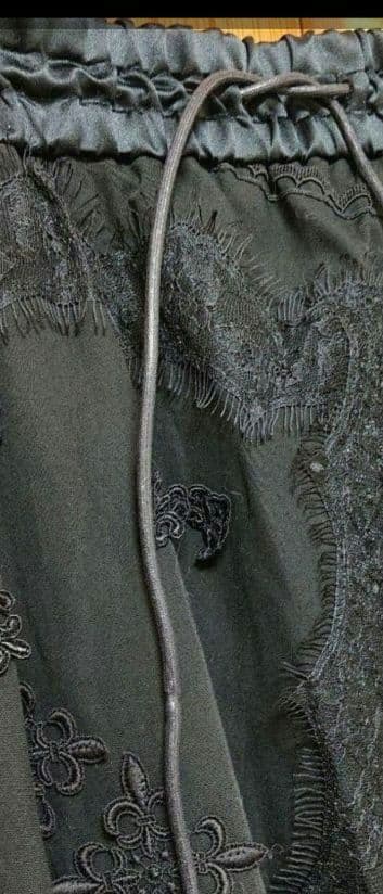 sacai アシメトリー スカート レース