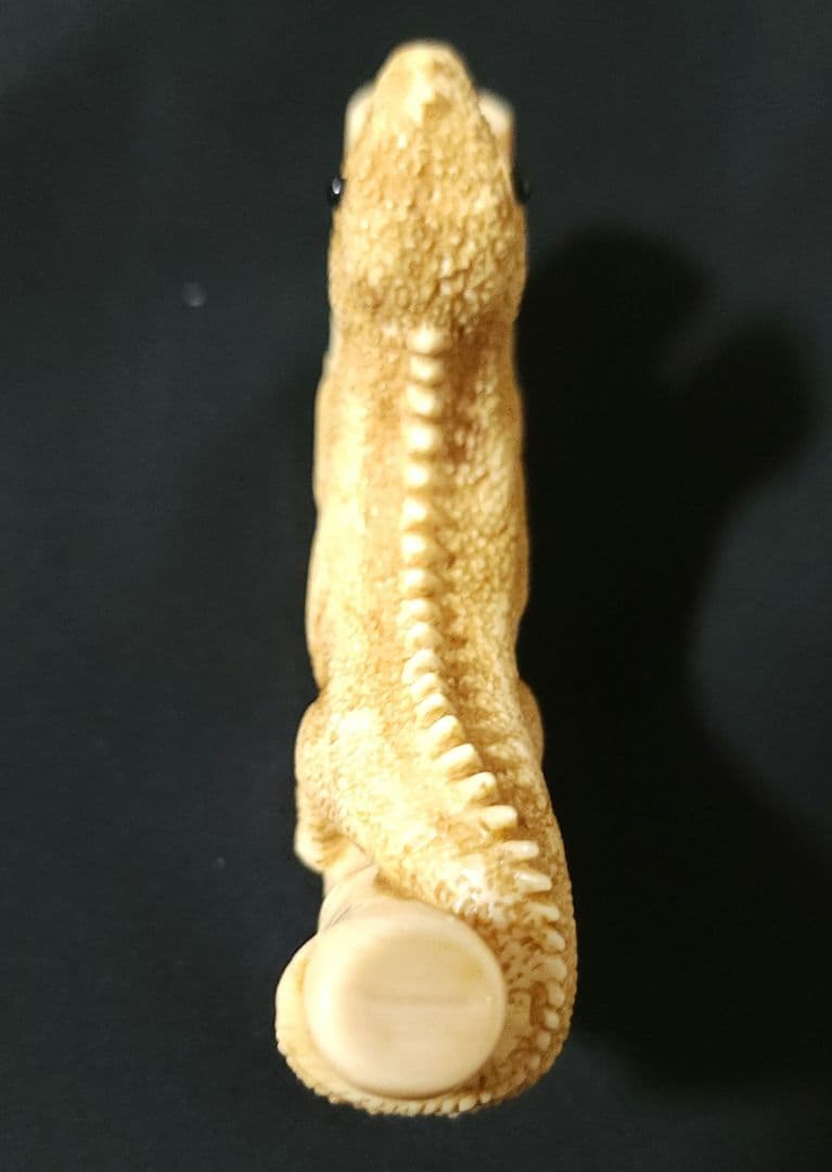 根付け　トカゲ 蜥蜴　爬虫類　竹