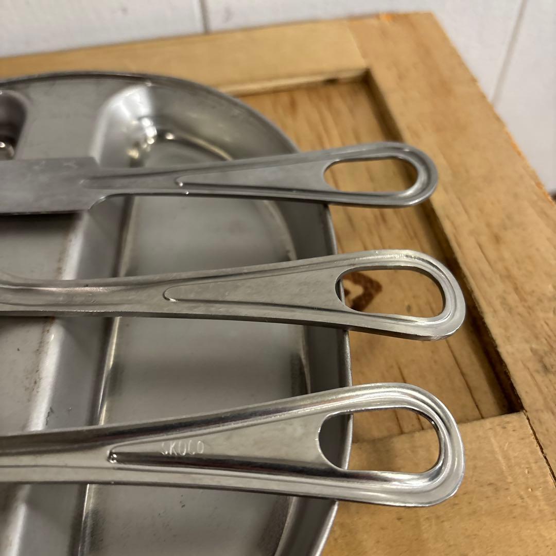 米軍　実物　1967年　メスキットパン　カトラリーセット　送料無料　④