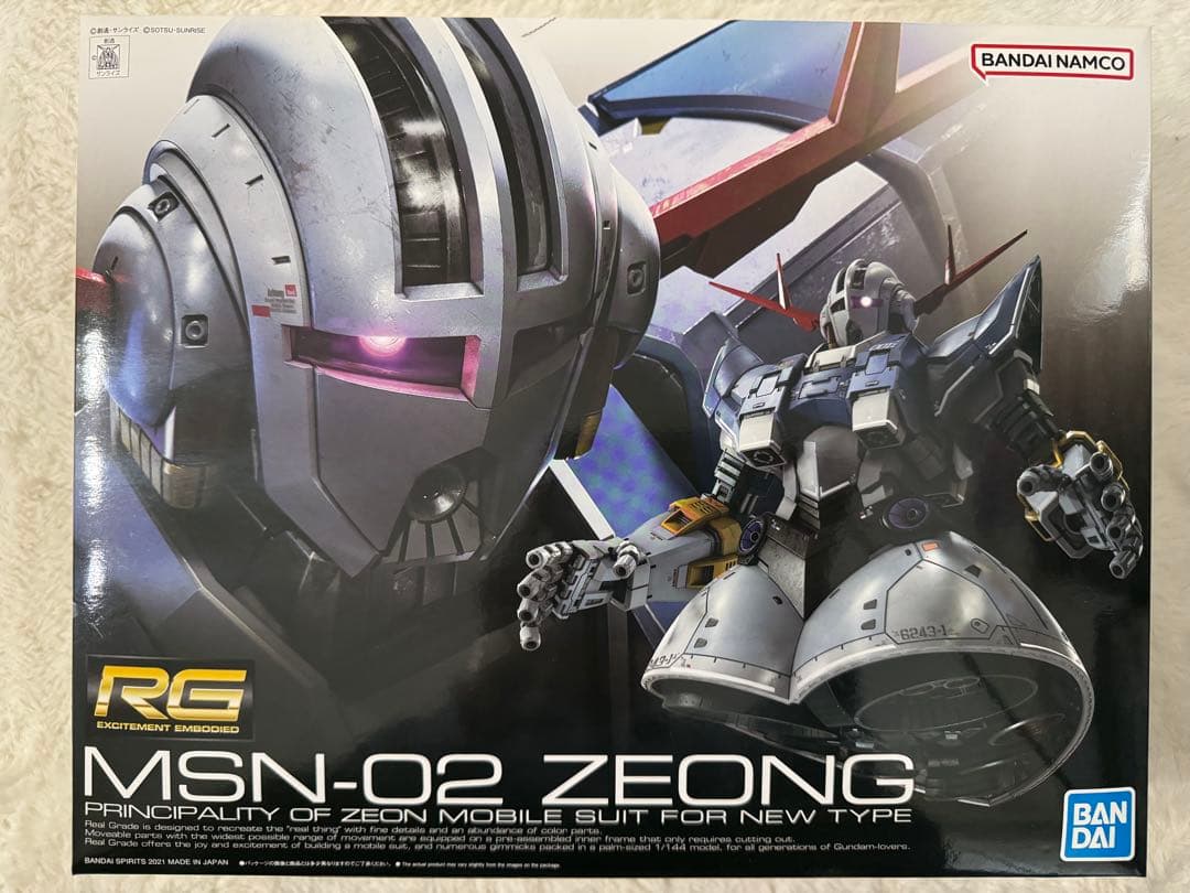 15BANDAI RG MSN-02 ZEONG ガンプラ