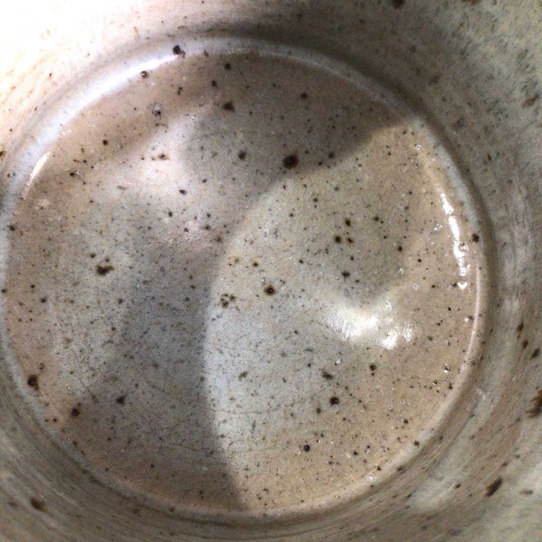 Ｎ２７５　水指　『三田　奥村俊彦造』『朝鮮唐津』『一重口水指』　共箱　茶道具