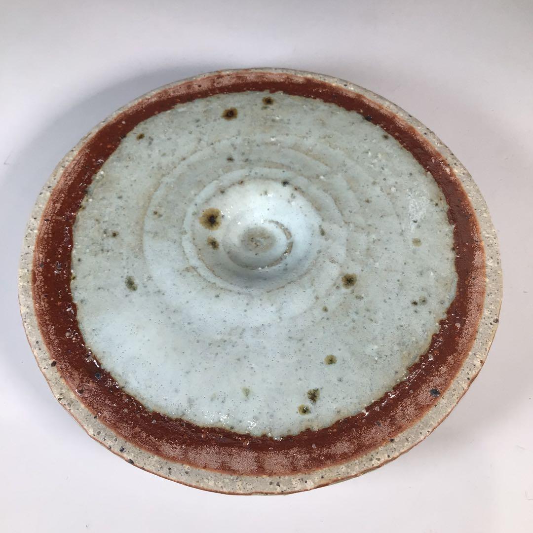 Ｎ２７５　水指　『三田　奥村俊彦造』『朝鮮唐津』『一重口水指』　共箱　茶道具