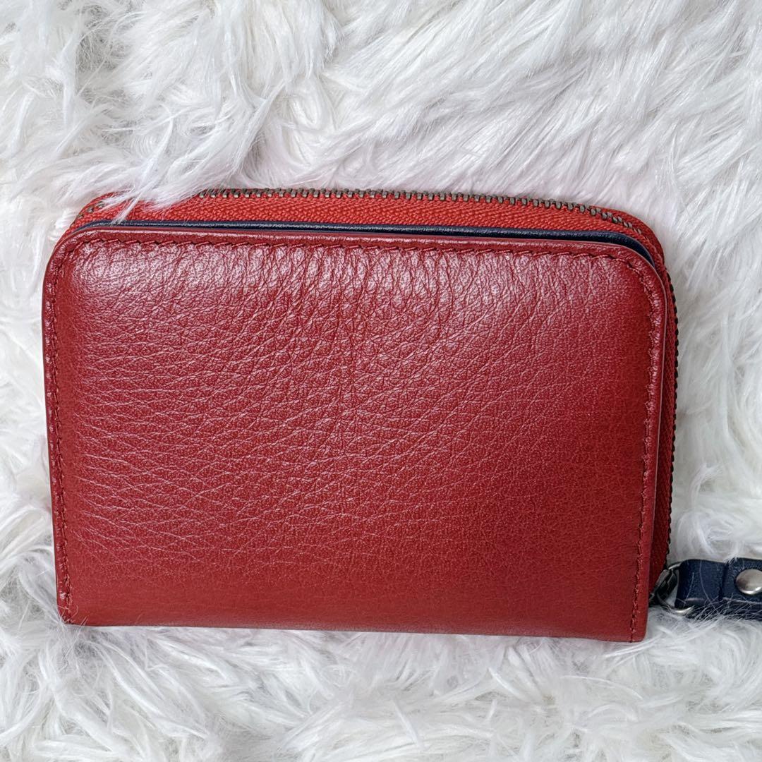 BURBERRY BLACK LABEL 赤 ケース　キーケース