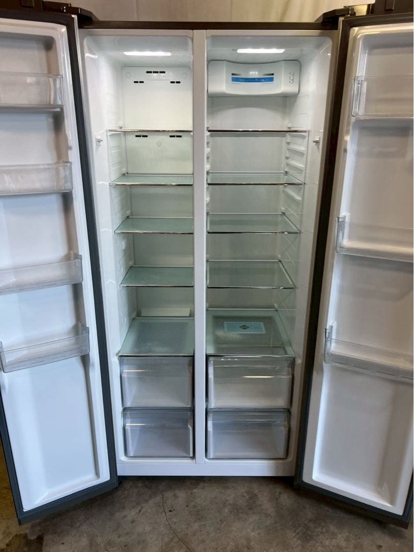 AQUA 冷蔵庫 AQR-SBS45H 2019年製 449L 観音開き