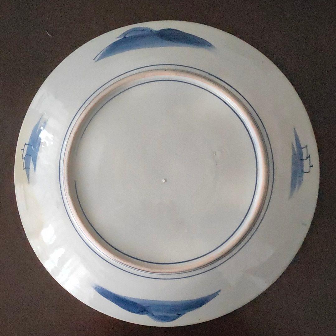 染付　大皿 ２枚組　31cm