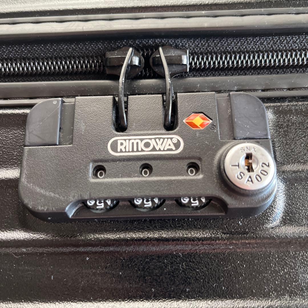 【美品】RIMOWA SALSA リモワ サルサ104L 四輪TSAロック付 黒