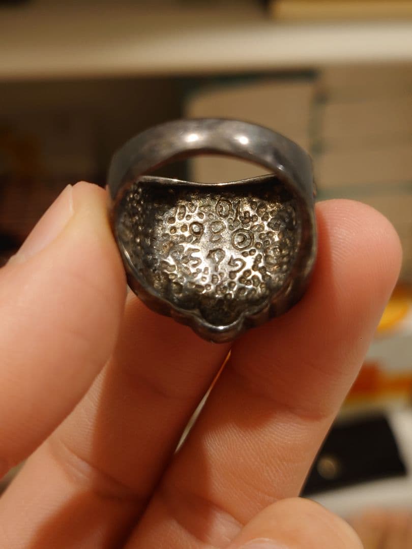 【希少】一点物　ターコイズ　サンダーリング 22号　オールド　OLD