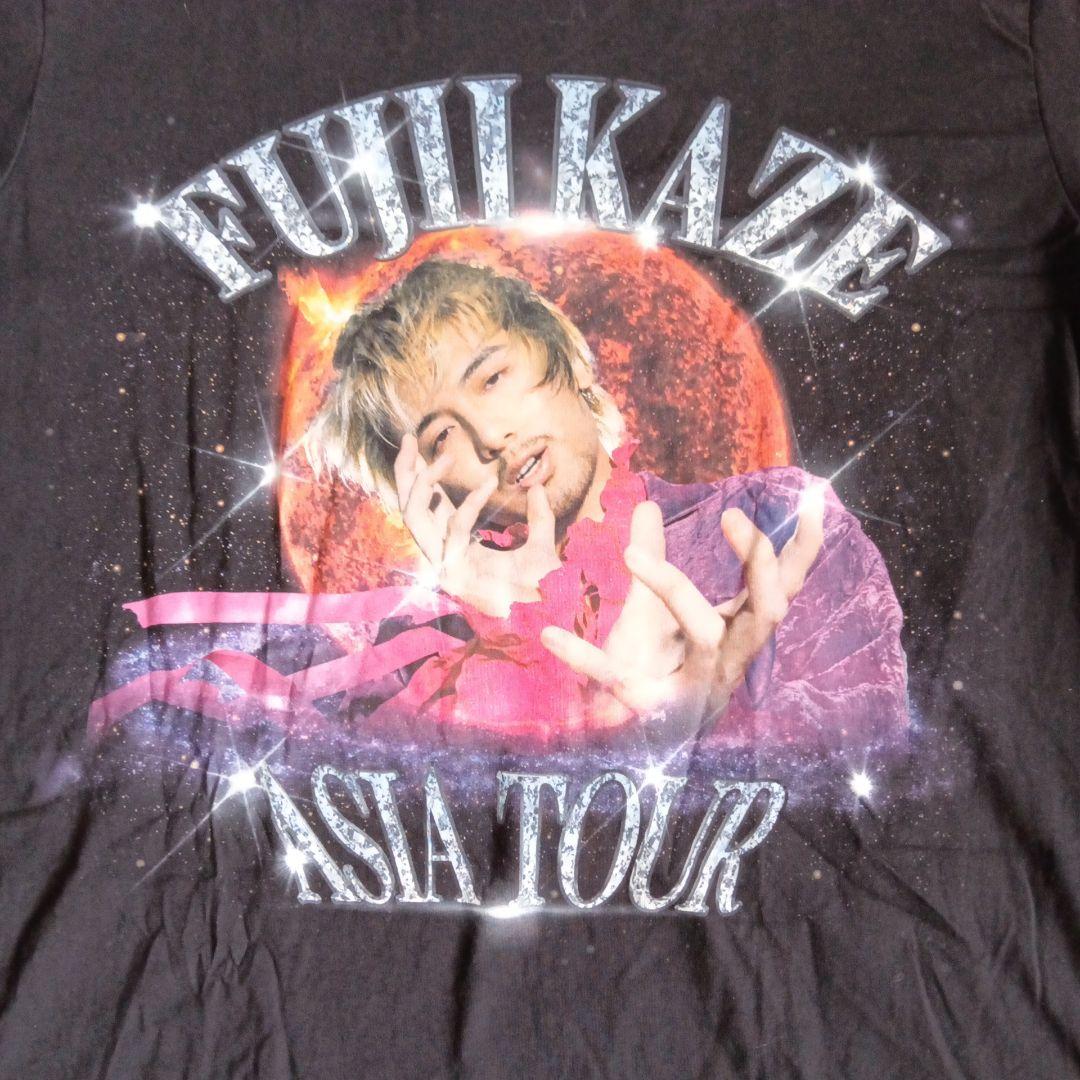 藤井風　ASIA TOUR pink Kaze Tシャツ　S