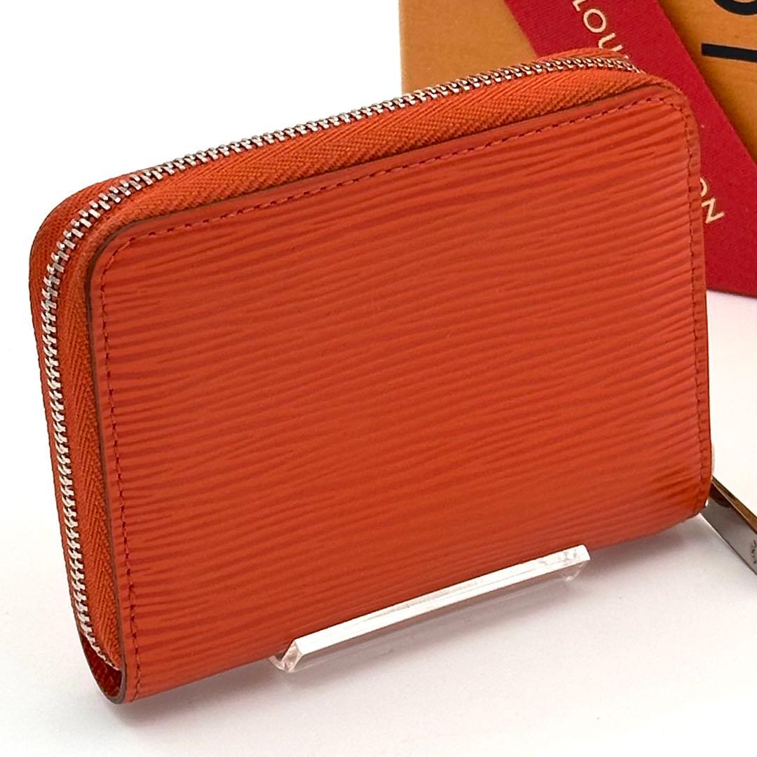 【極美品】ルイヴィトン エピ ジッピーパース 小銭入れ ピモン オレンジ