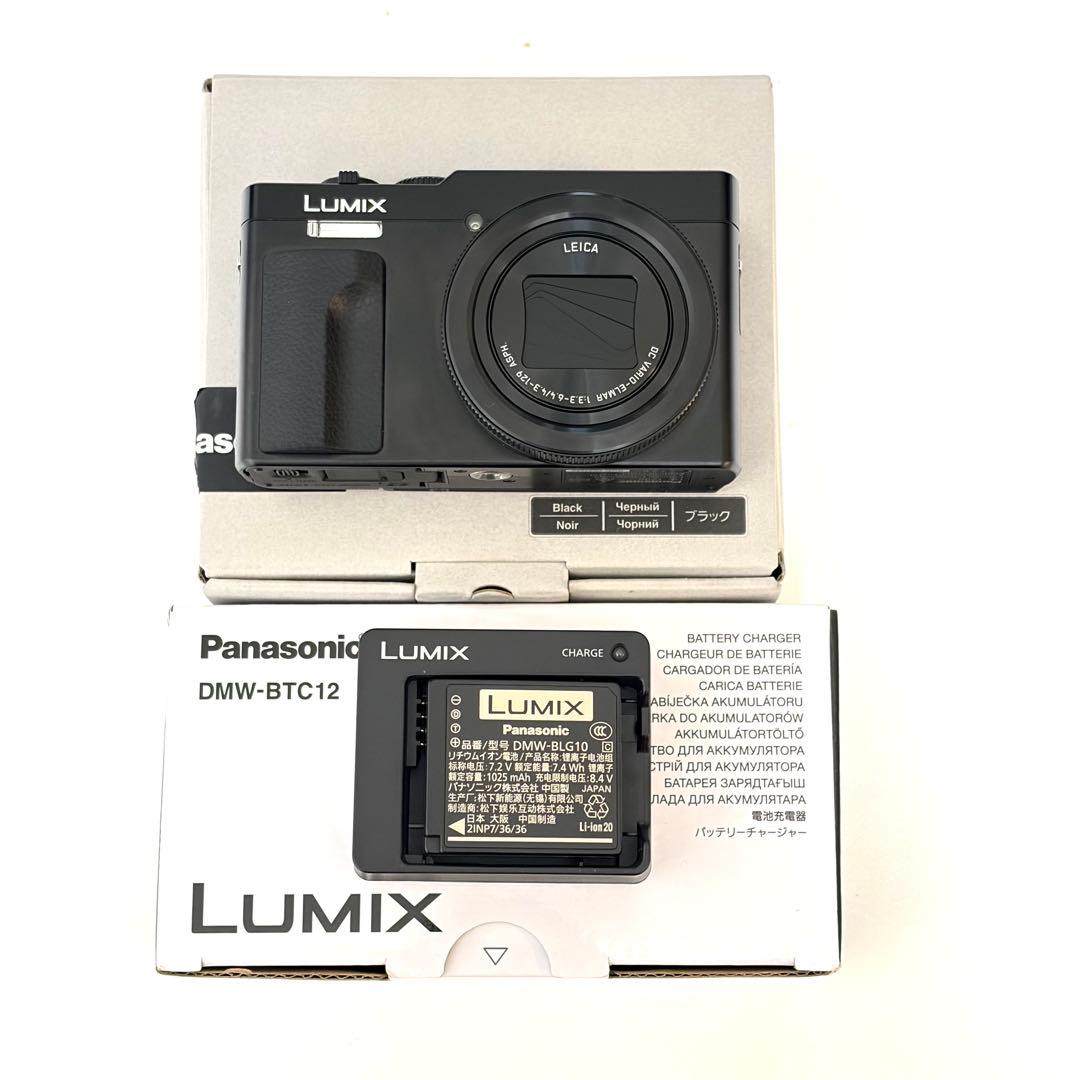 LUMIX DC-TZ99 パナソニック コンパクトデジタルカメラ ブラック 黒