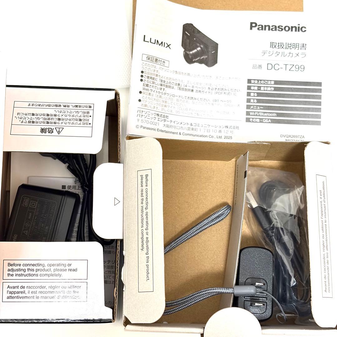 LUMIX DC-TZ99 パナソニック コンパクトデジタルカメラ ブラック 黒