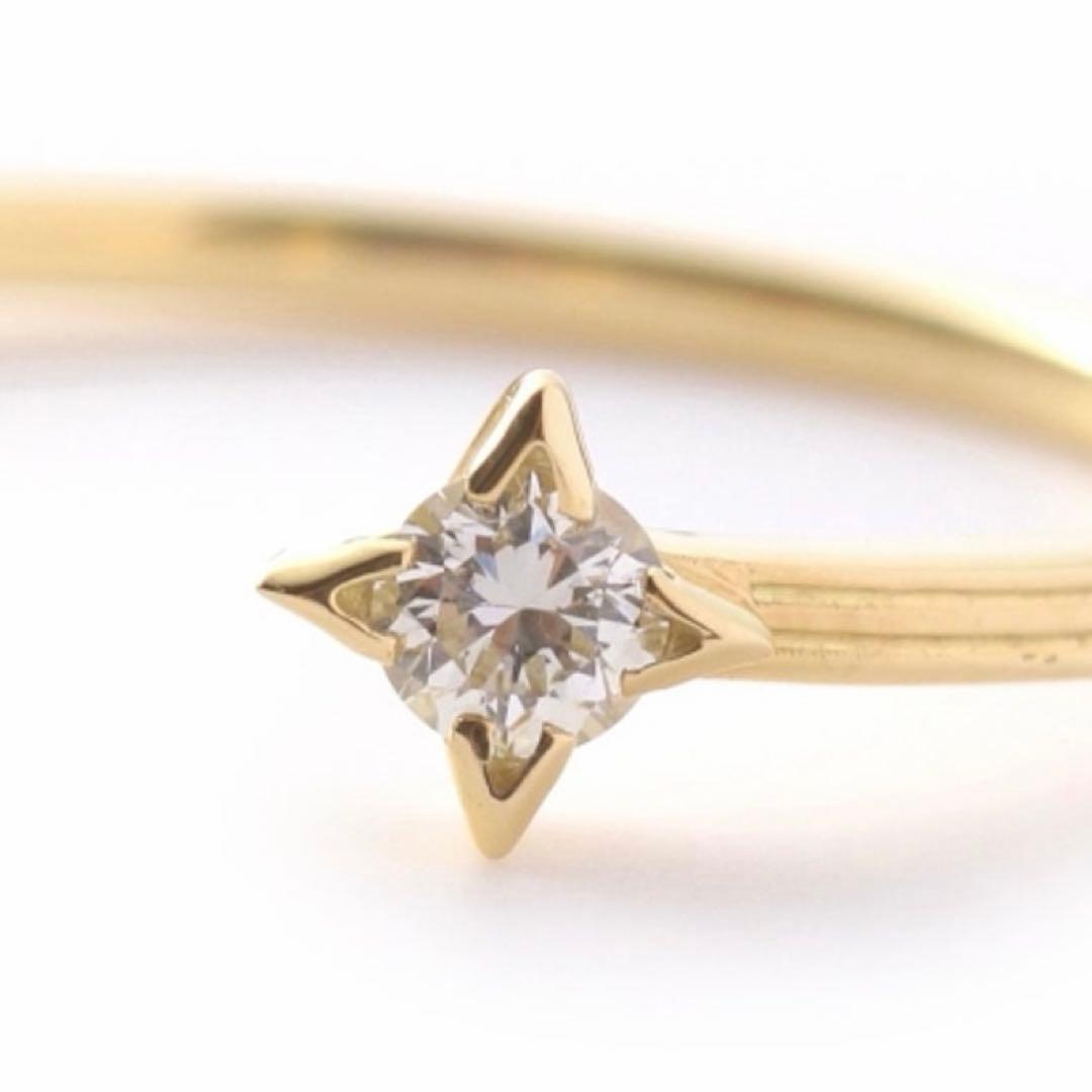 アーカー　ツインエトワールリング　10〜11号　AHKHA クリスマス　18k