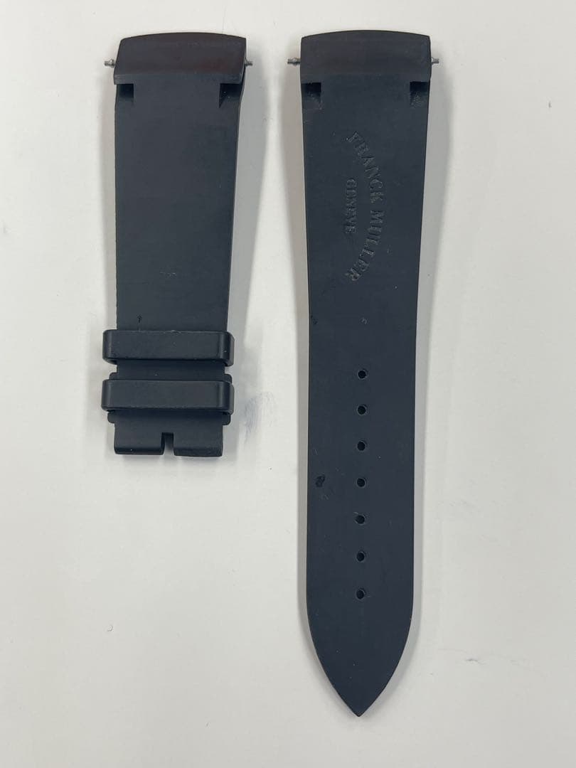 FRANCK MULLER純正ラバーベルト 22mm ブラック　メンズ用