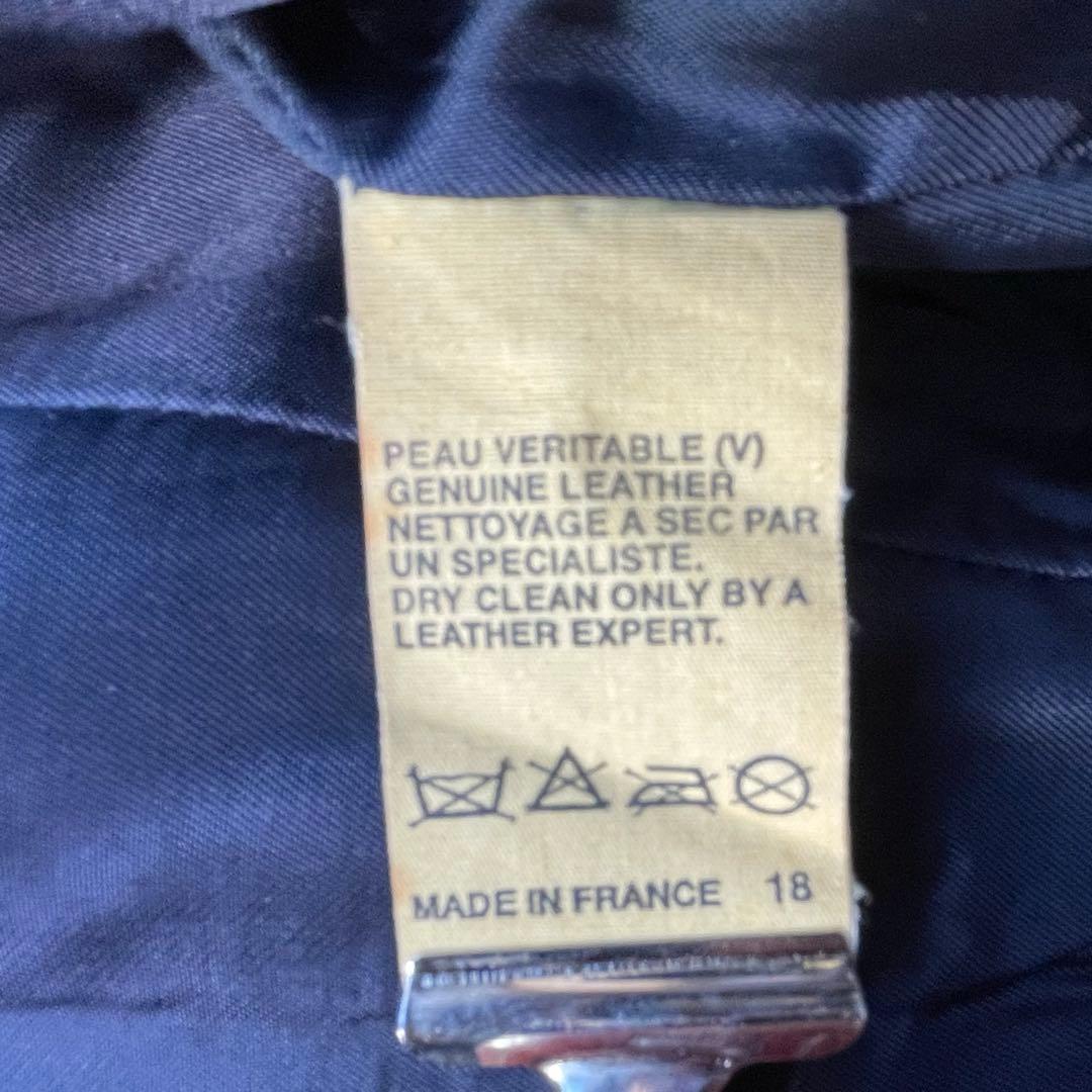 APC アーペーセー　フランス製　レザージャケット　シングルライダース　牛革