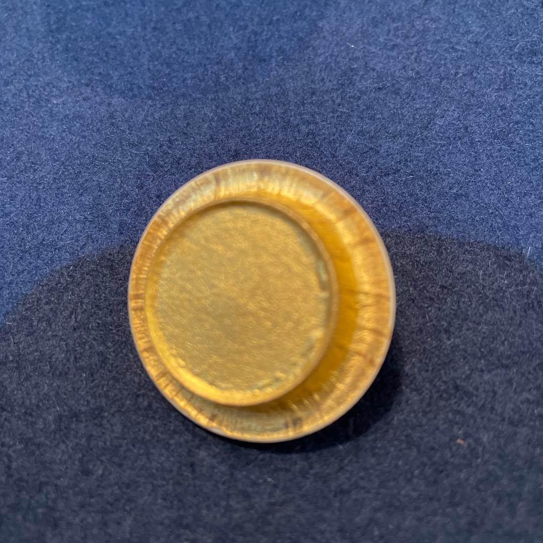 「茶入」桃山窯【林 英仁】(造)『織部の茶入』共箱　茶道具