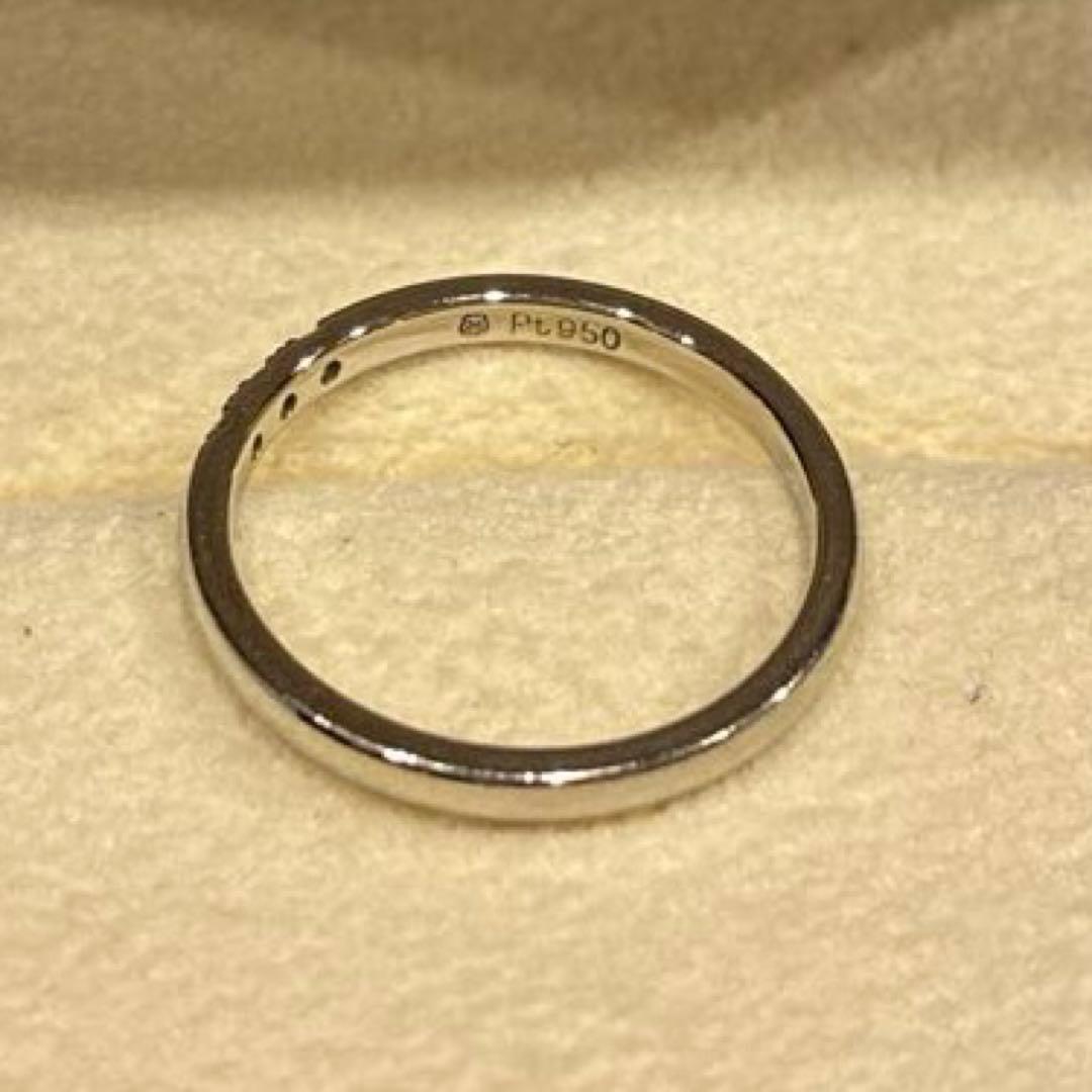 MIKIMOTO ミキモト　プラチナ　ダイヤモンド0.05ct 10.5号