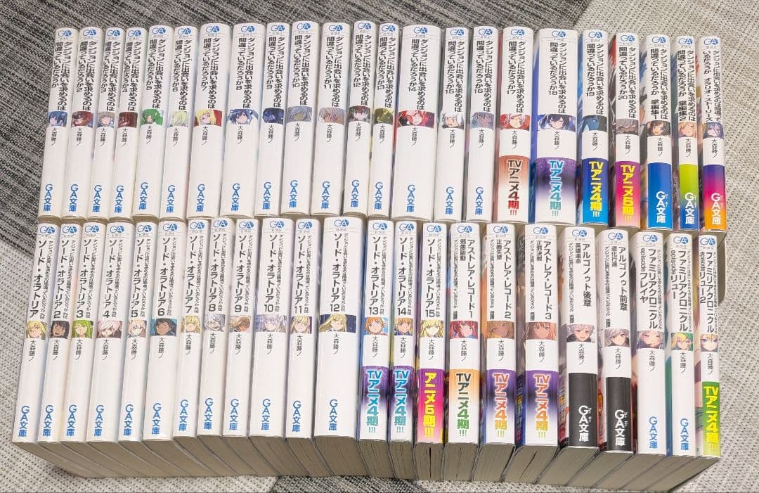 【本編、外伝、関連小説】ダンジョンに出会いを求めるのは間違っているだろうか