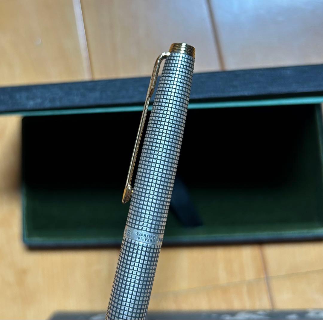 PARKER 75 シズレ 初期モデル スターリングシルバー × 14金　未使用