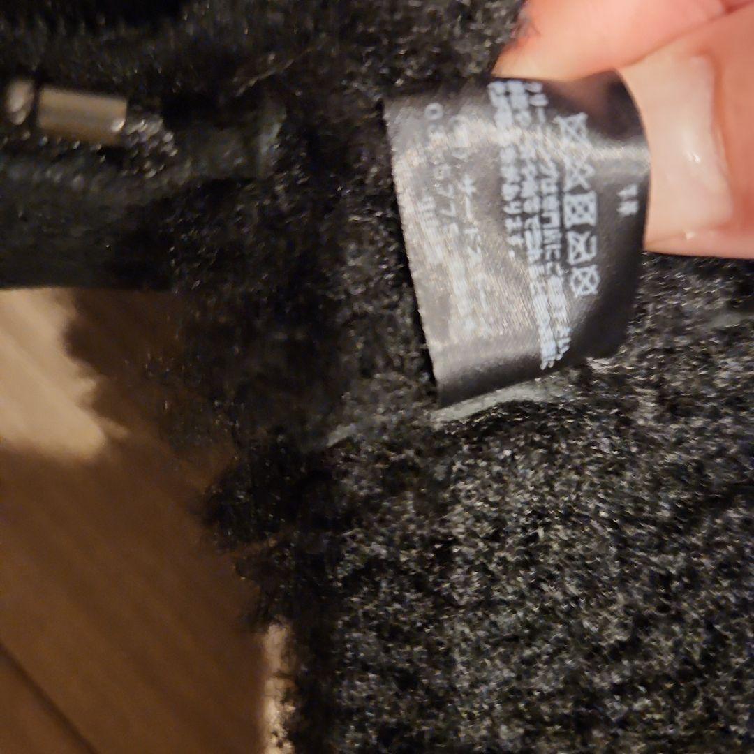 ユリウスJULIUSブラックラムレザーフィンガーレスモコモコグローブ