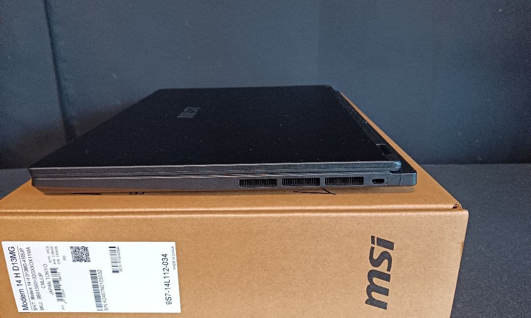 【Core i9】の異次元を体験してみたい方へ MSI 14型ノートPC