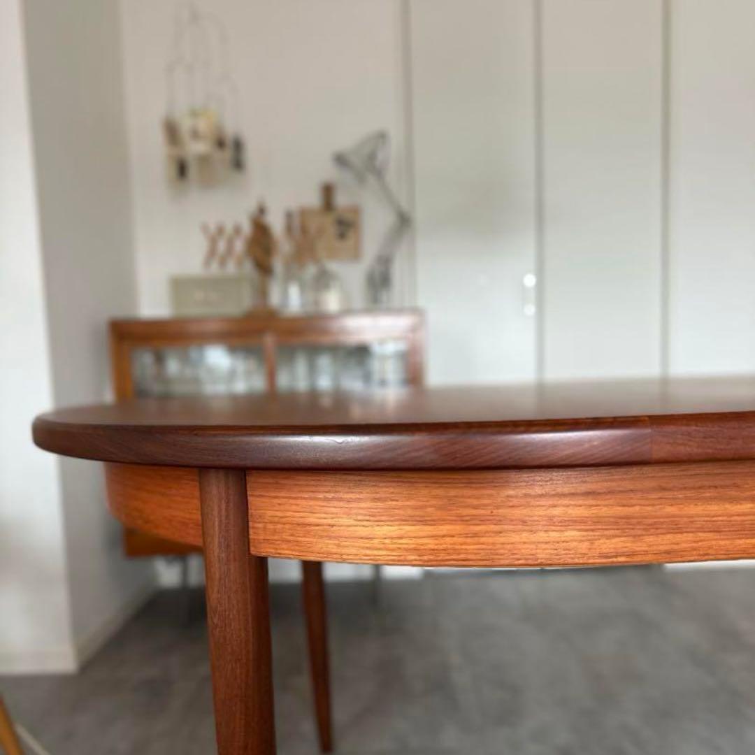 〈希少〉ジープラン(G-PLAN) /楕円形エクステンションテーブル