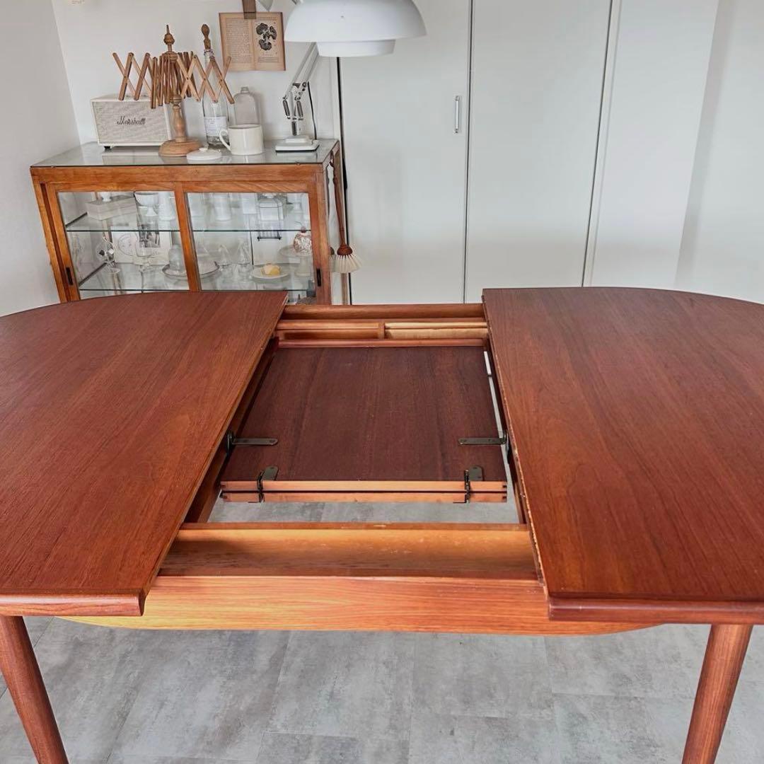 〈希少〉ジープラン(G-PLAN) /楕円形エクステンションテーブル