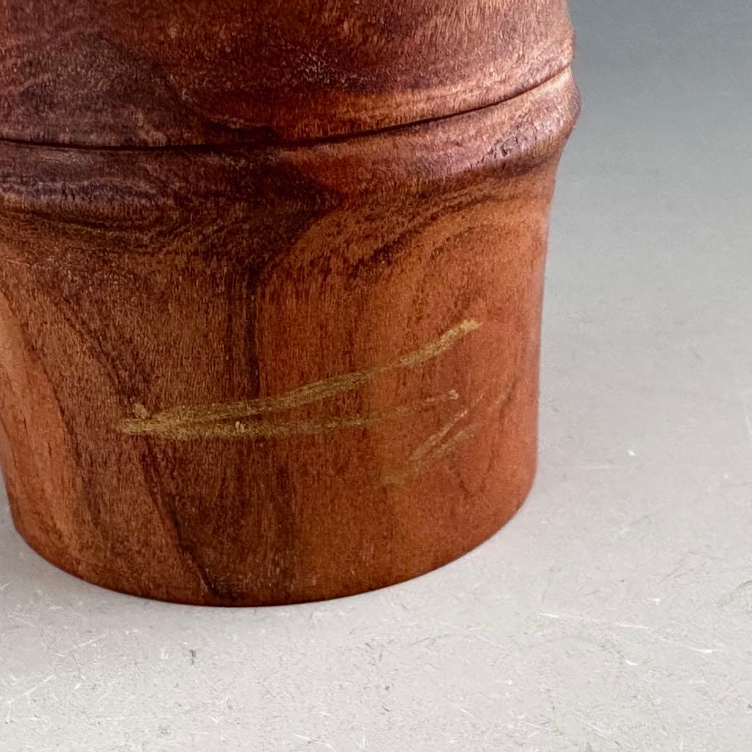 茶道具　紅梅　古木　竹節形　蓋置　薮内流　猗々斎　竹風紹智　宗榮作　茶事　茶会
