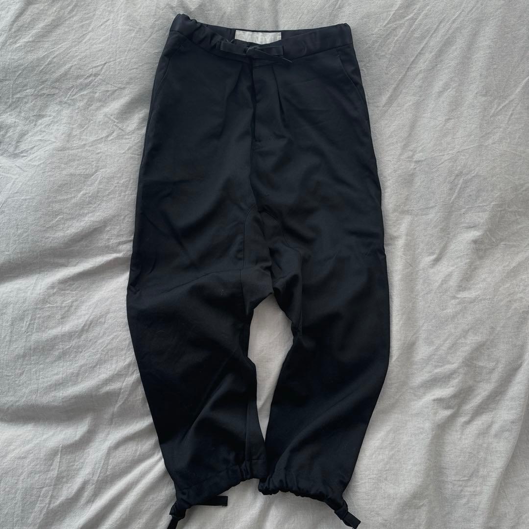 【値下げ】GANRYU コムデギャルソン　ウールギャバ サルエル パンツ