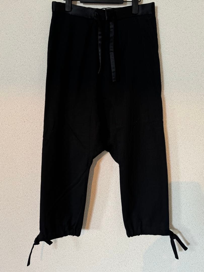 【値下げ】GANRYU コムデギャルソン　ウールギャバ サルエル パンツ