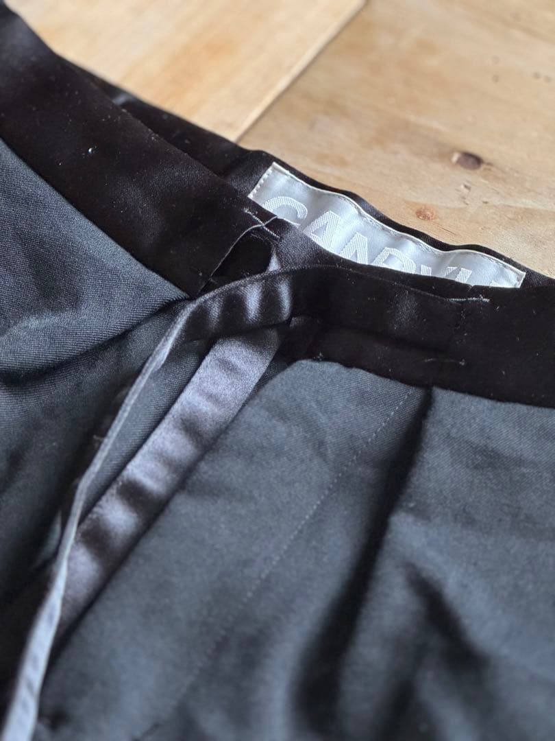 【値下げ】GANRYU コムデギャルソン　ウールギャバ サルエル パンツ