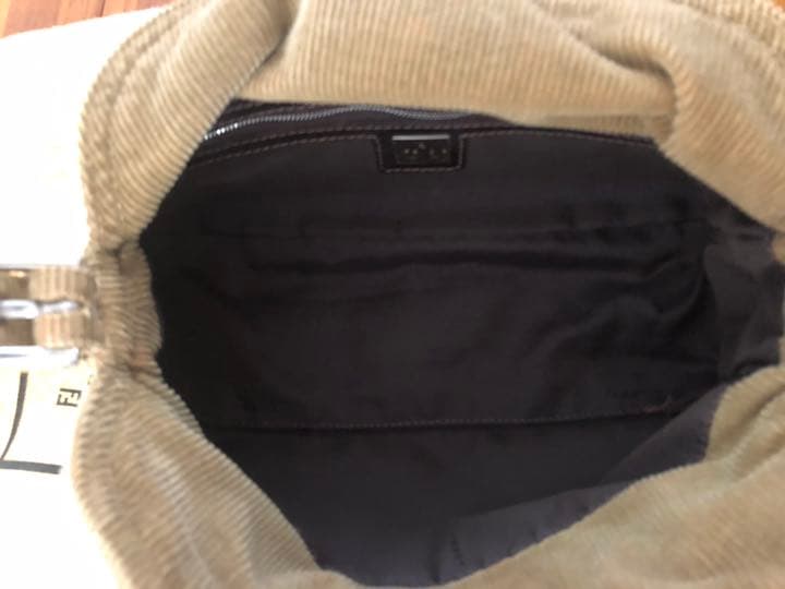 フェンディ ハンドバッグ 袋付き コーデュロイ