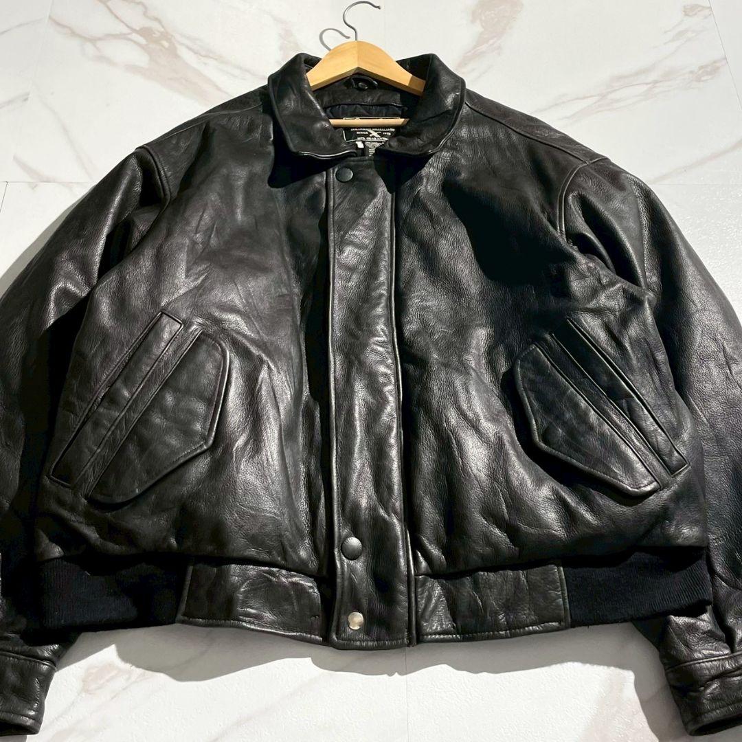 90's ダウンジャケット Eddie Bauer レザージャケット XXL