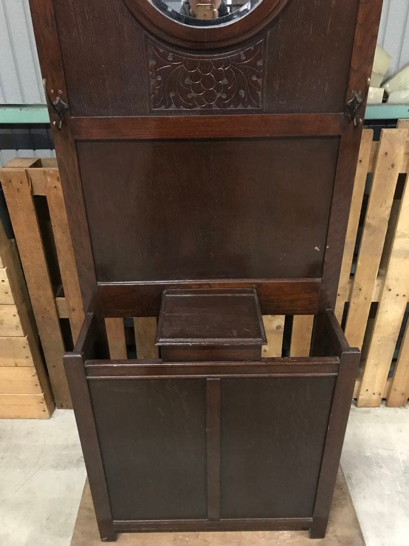 間もなく出品終了します 英国アンティーク イギリス ホールスタンド ハンガー